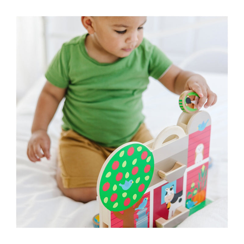 Melissa & Doug GO Tots Wooden Barnyard Tumble, 2/Pack (30740)