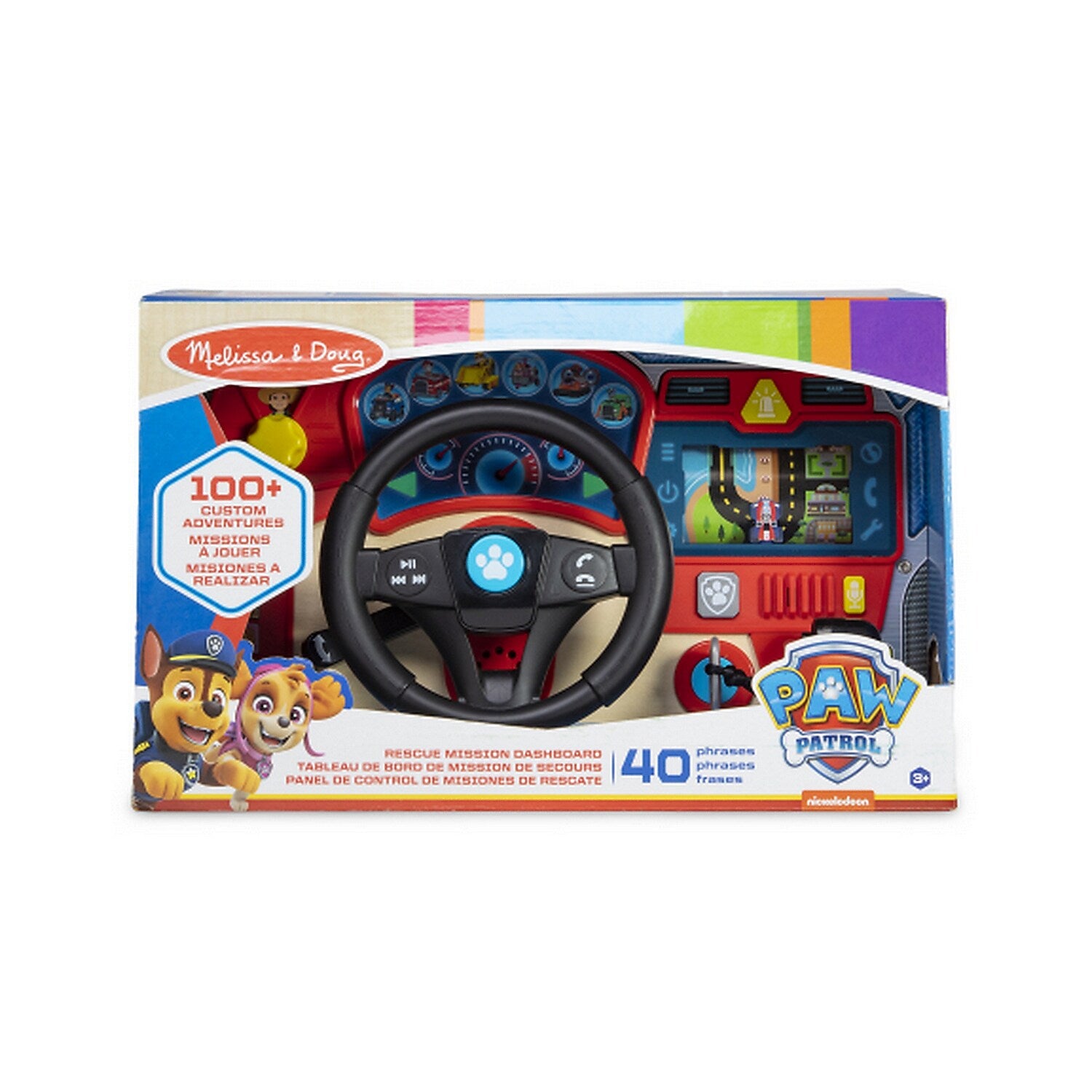 Melissa & Doug Paw Patrol Rescue Mission Wooden Dashboard, 4/Pack (33275)