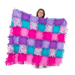 Melissa & Doug Created by Me Flower Fleece Quilt, 6/Pack (8561)