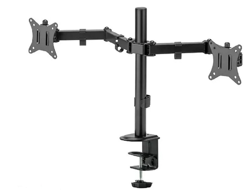 Barkan Adjustable Dual Arms, Up to 32" Monitor, Black (M142T)