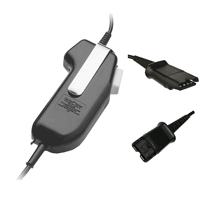 Poly PTT Secure Voice 12" Straight PTT Momentary Adapter (8K6S9AA)