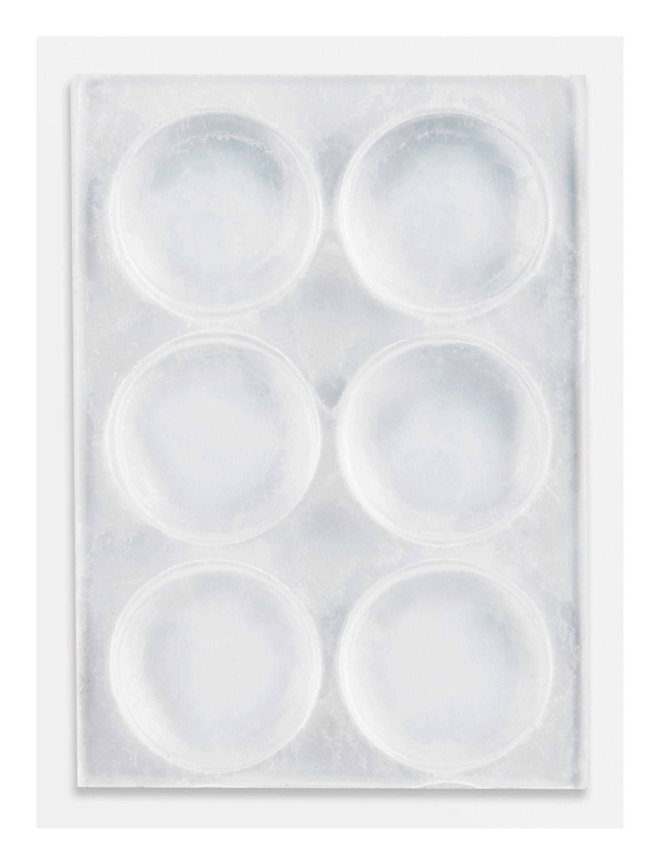 Scotch Self-Stick Rubber Pads, Clear, 1/2 in, 40/Pack (SP951-NA)