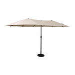 Flash Furniture Elizabeth Triple Head Patio Umbrella, Tan (GMWLUU021TAN)