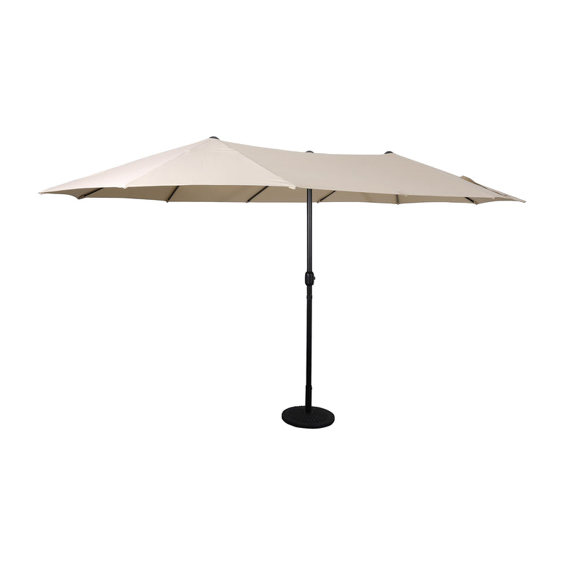 Flash Furniture Elizabeth Triple Head Patio Umbrella, Tan (GMWLUU021TAN)