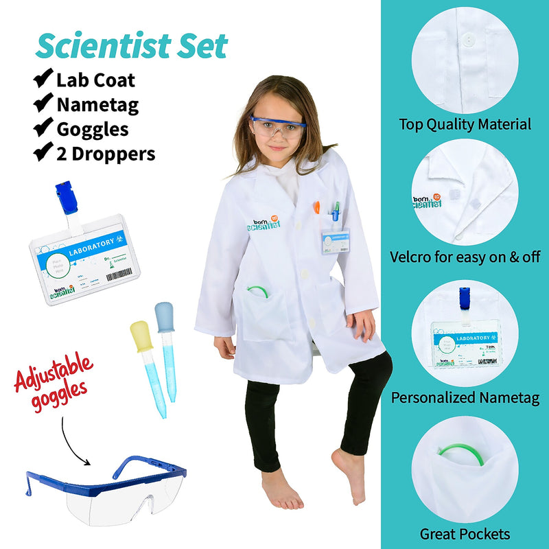Bintiva Dress Up / Drama Play Trunk Set, Scientist-Explorer-Gardening, 16 Pieces/Set (BNVBT018)