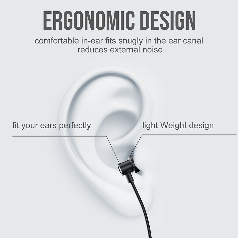 TechProtectus Premium 3.5mm Wired Earbuds, Black (TP-EARS3.5-BK)