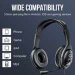 TechProtectus USB Noise Cancelling Headphone, Black (TP-H13H-USB)