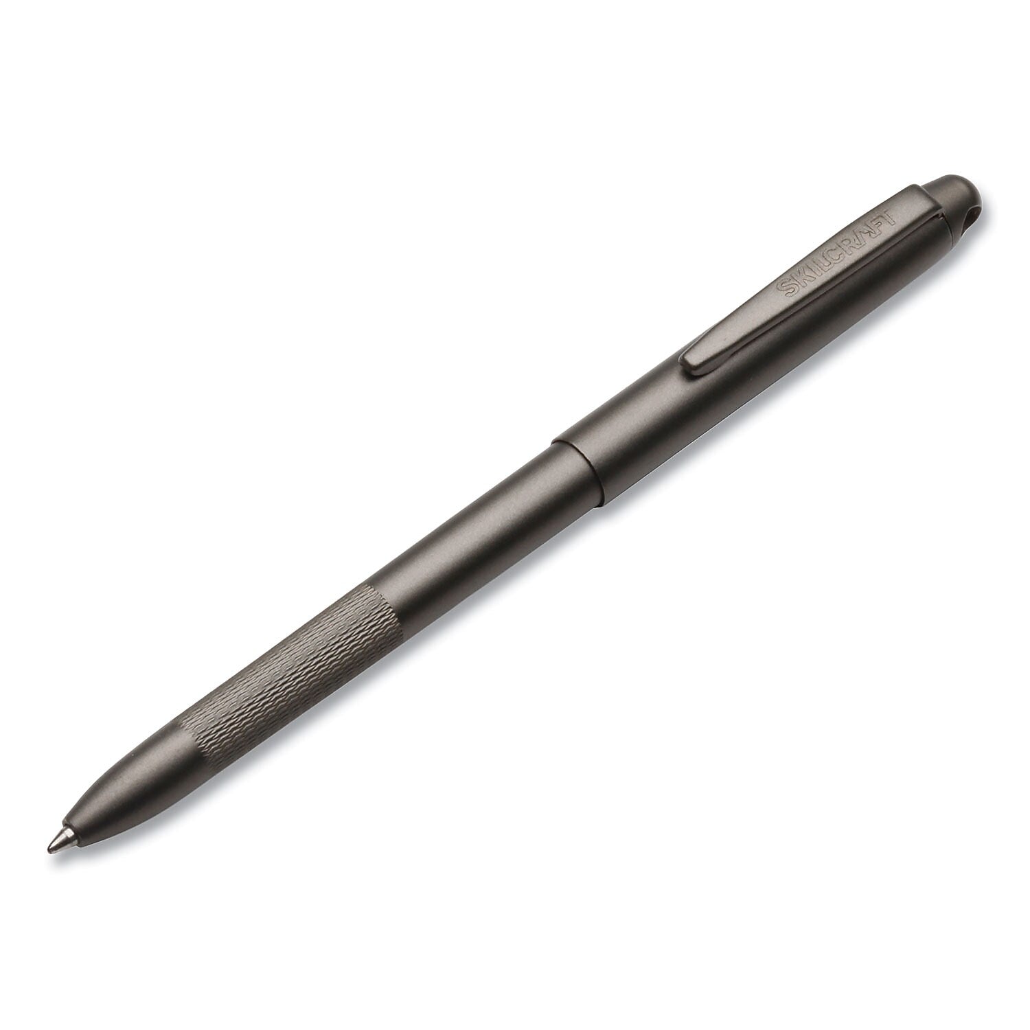 AbilityOne SKILCRAFT Retractable Ballpoint Pen, Medium Point, 1.0mm, Black Ink (NSN7024204)