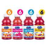 Ocean Spray Tropical Variety Pack, No Sugar Added, 10 oz., 24/Pack (220-02377)