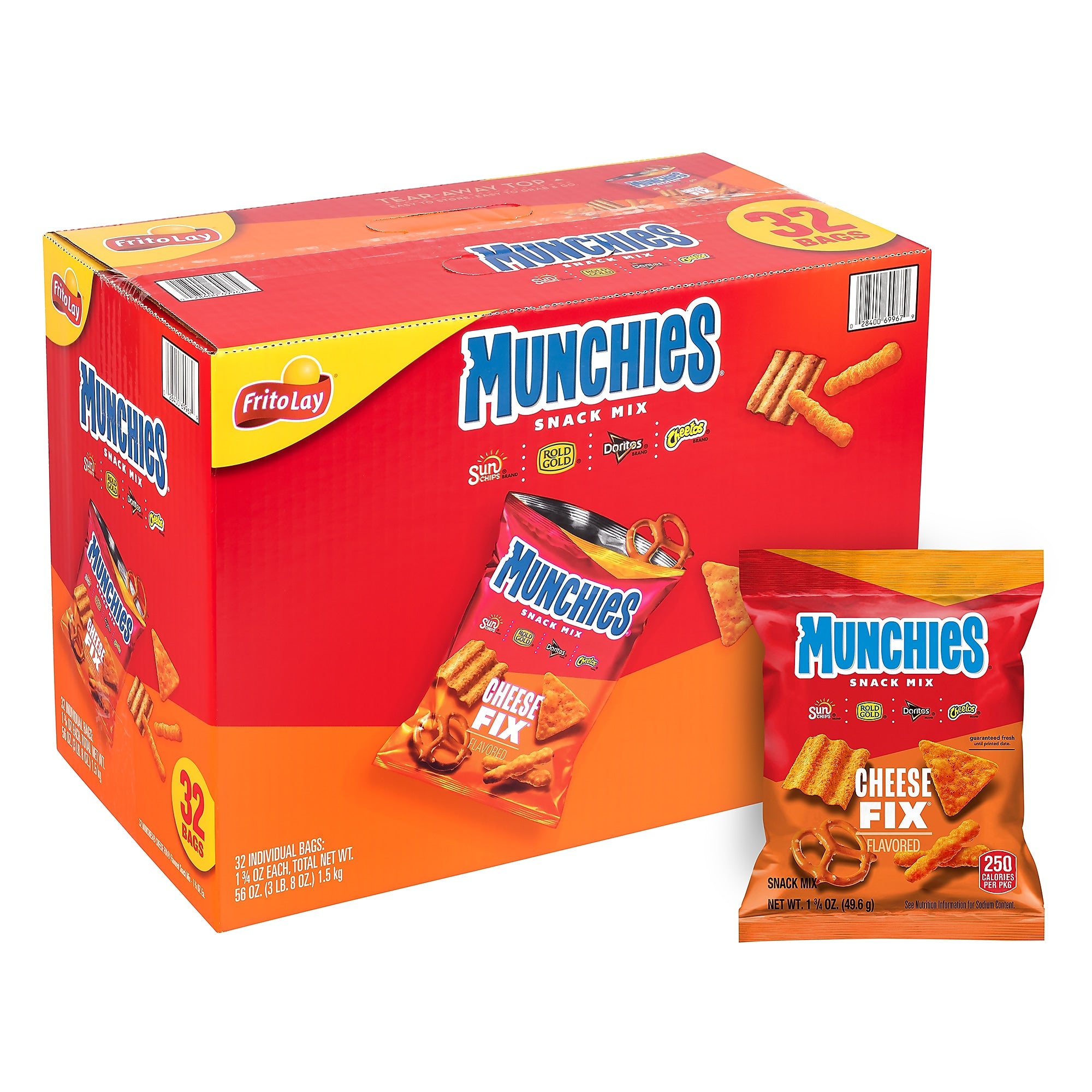 Munchies Cheese Fix Snack Mix, 1.75 oz, 32/Pack (220-02349)