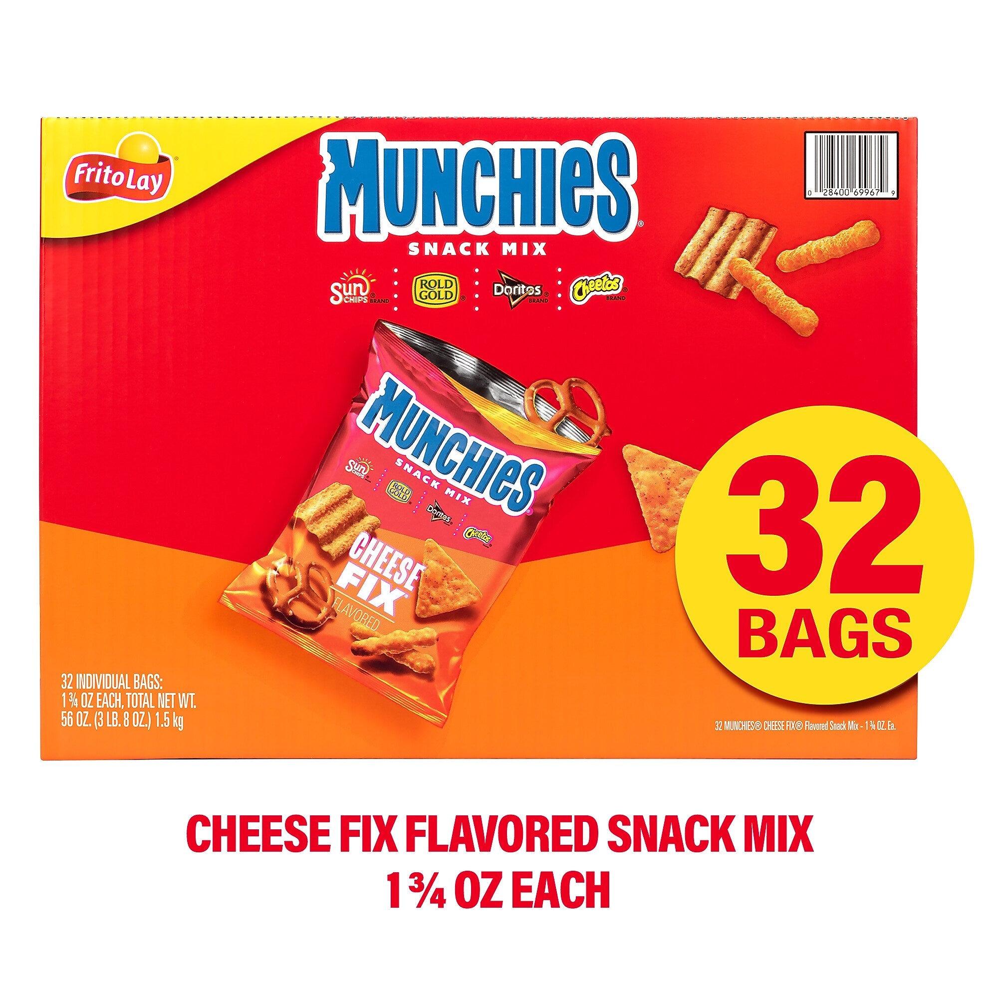Munchies Cheese Fix Snack Mix, 1.75 oz, 32/Pack (220-02349)