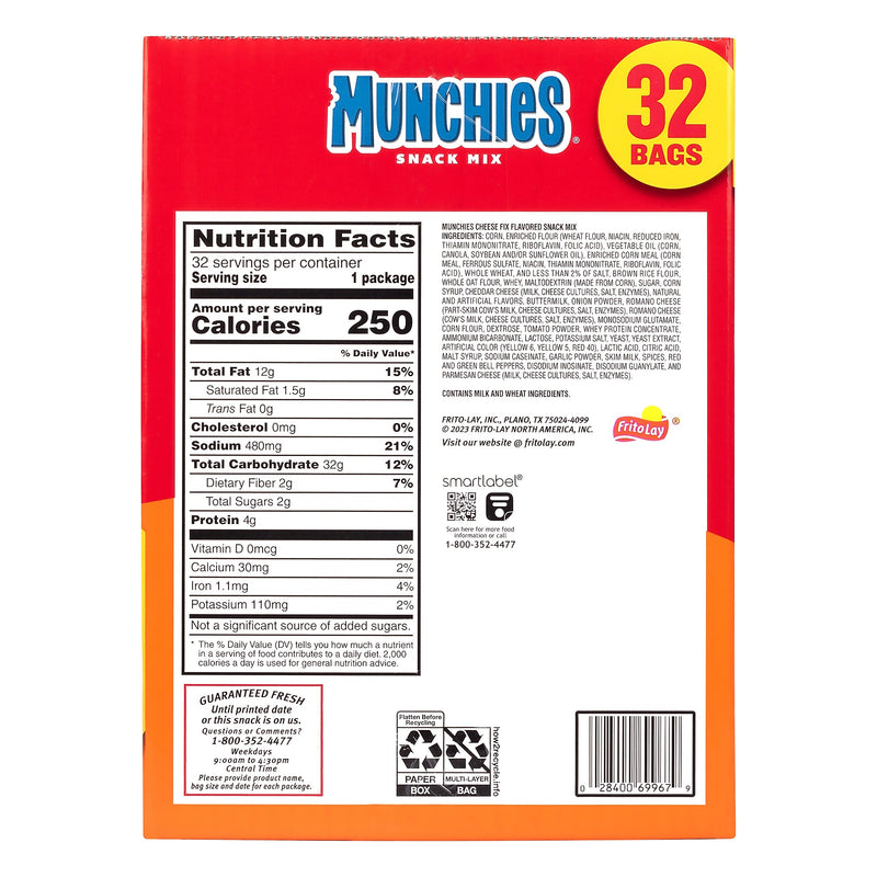 Munchies Cheese Fix Snack Mix, 1.75 oz, 32/Pack (220-02349)