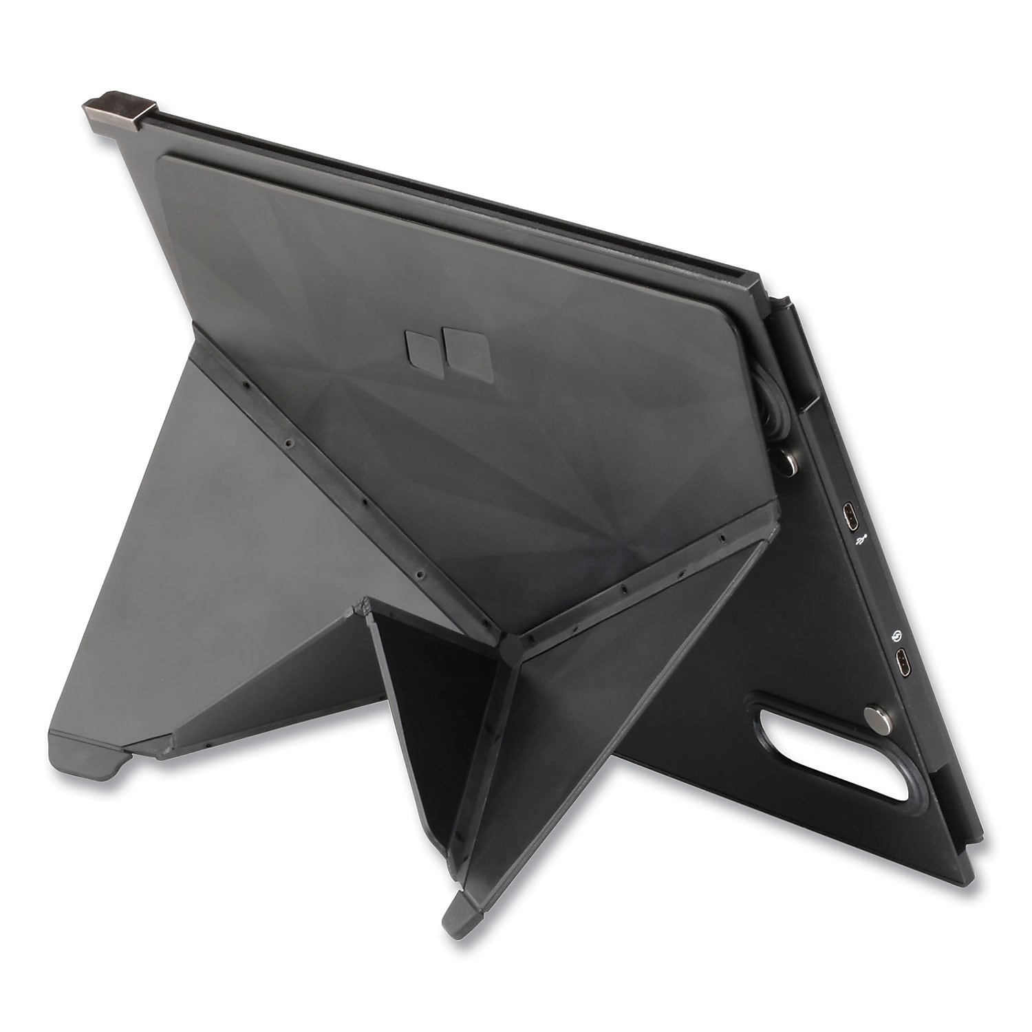 AbilityOne SKILCRAFT Mobile Pixel Kickstand for 14.1" and 15.6" Laptop Monitors, Black (702500NIB0024)