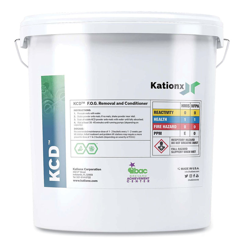 AbilityOne SKILCRAFT KCD Specialty Cleaner, Wastewater Lift Station Sewer Cleaner, 5 gal (7930-01-700-0768)