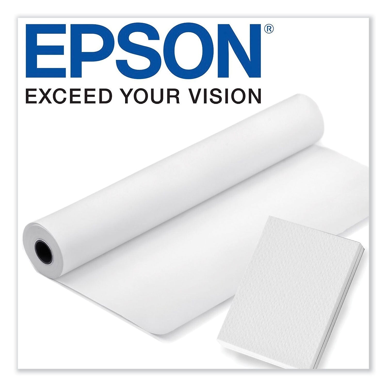 Epson UltraSmooth Fine Art Paper Rolls, 24" x 50", White (S041782)