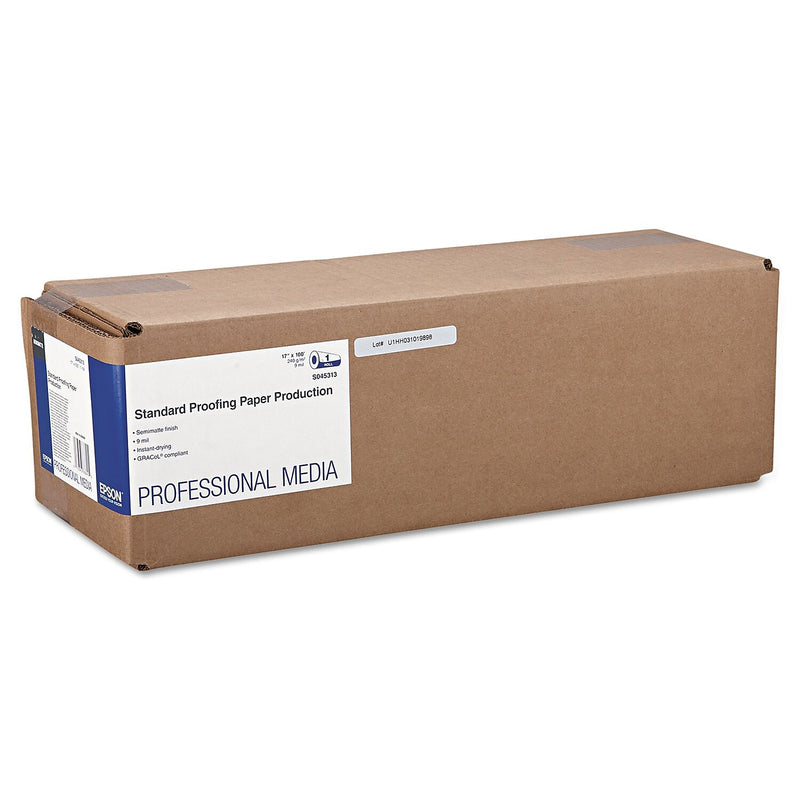 Epson Wide Format Bond Paper Roll, 17" x 100', Matte Finish (S045313)