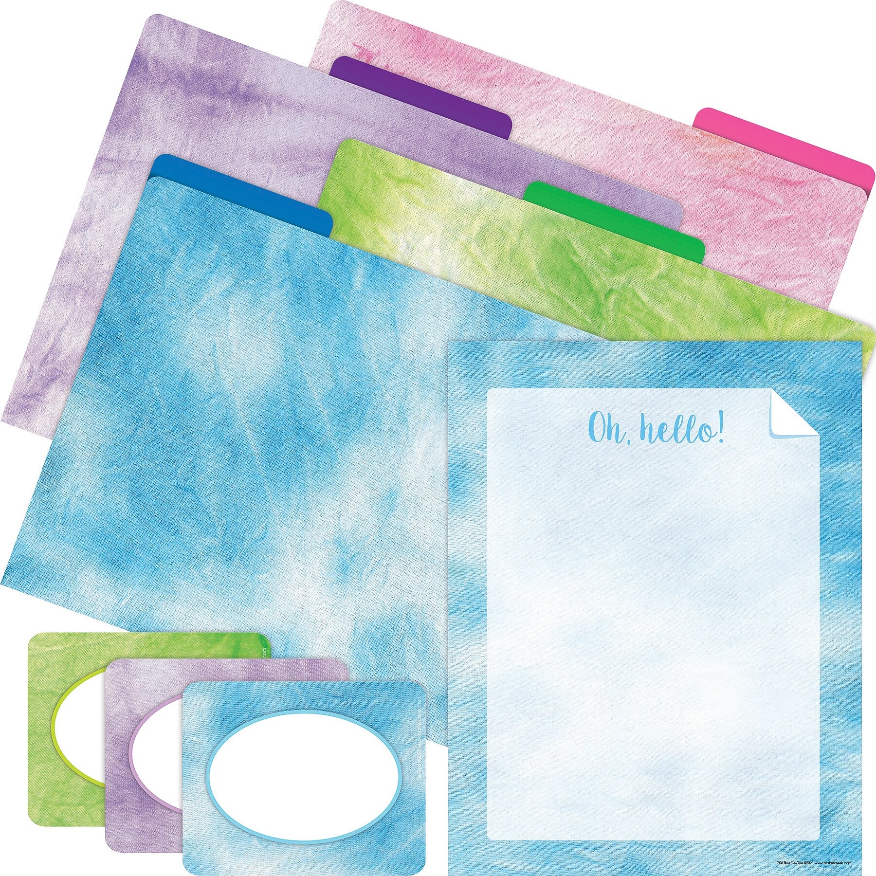 Barker Creek Beautiful Chevron File Folder, 1/3-Cut Tab, Letter Size, Assorted Colors, 107/Set (151)