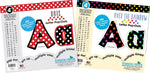 Barker Creek Dots & Over The Rainbow  4" Letters and Numbers, Multicolored, 510/Pack (4427)