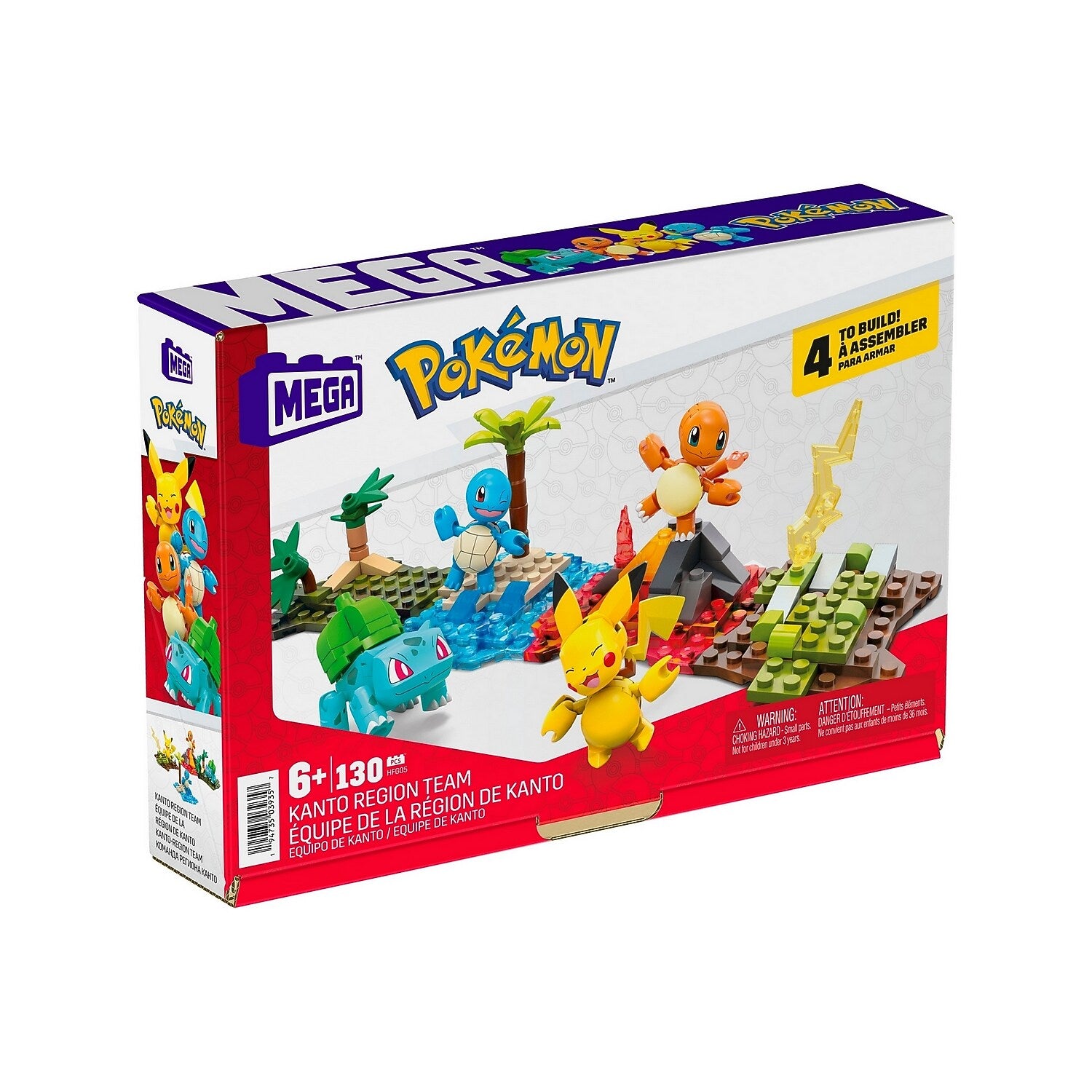 Mega Construx Pokémon Kanto Region Team Building Set (HFG05)