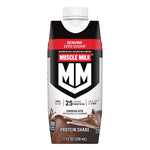 Muscle Milk Genuine Chocolate Protein Shake, 11 oz, 18/Pack (220-02378)