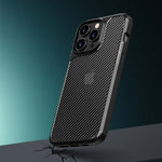 SaharaCase Rugged Case for iPhone 15 Pro Max with Glass Screen, Camera Protector, Shock Absorbing, Black (CP470ZD128ZD131)