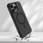 SaharaCase Armor Series Hard Shell Case, Tempered Glass Screen, Camera Protector for iPhone 15 Pro Max, Black (CP482ZD128ZD131)