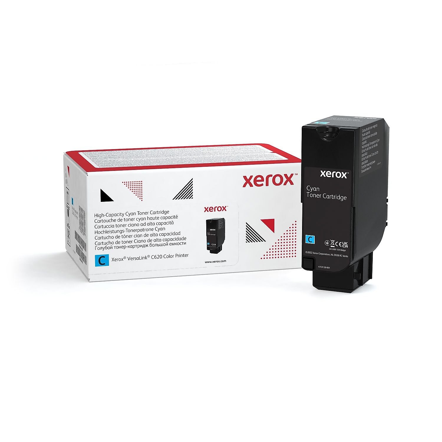 Xerox 006R04625 Cyan High Yield Toner Cartridge
