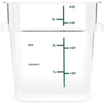 Carlisle Squares Food Storage Container, 4 qt (1195107)