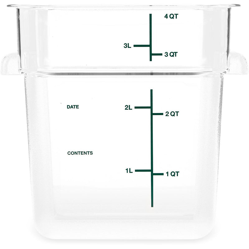 Carlisle Squares Food Storage Container, 4 qt (1195107)