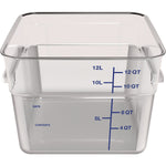 Carlisle Squares Food Storage Container, 12 qt (1195407)