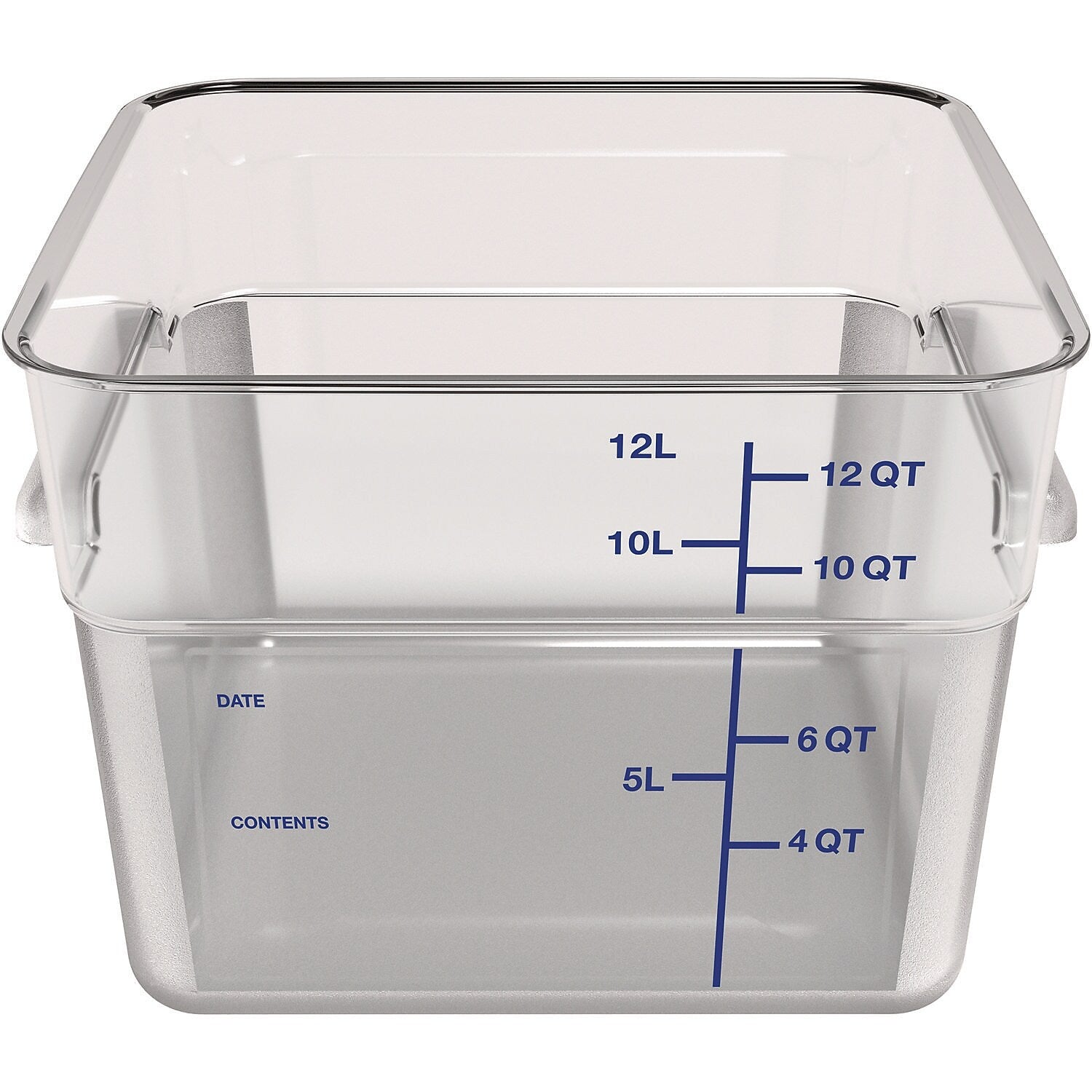 Carlisle Squares Food Storage Container, 12 qt (1195407)