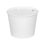 Karat Food Bucket with Lid, 85 oz, 180/Carton (C-FB85W_BUNDLE)