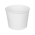 Karat Food Bucket with Lid, 85 oz, 180/Carton (C-FB85W_BUNDLE)