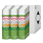 Claire Air Freshener & Deodorizer Aerosol, Lemongrass Citronella Scent, 12 oz, 12/Carton (CL1307)