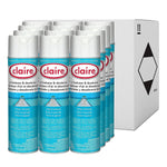 Claire Air Freshener & Deodorizer Aerosol, Tropic Breeze Scent, 10 oz, 12/Carton (CL165)