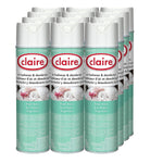 Claire Air Freshener & Deodorizer Aerosol, Fresh Linen Scent, 10 oz, 12/Carton (CL163)