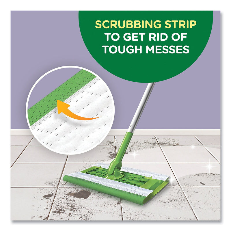Swiffer Wet Mop Refill Cloths, Fresh Scent, White, 72/Carton (80374006)