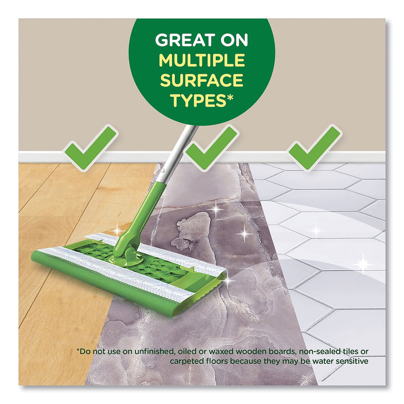 Swiffer Wet Mop Refill Cloths, Fresh Scent, White, 72/Carton (80374006)