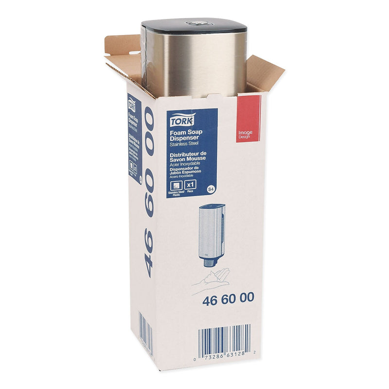 Tork Universal 466000 Wall Mounted Hand Soap Dispenser, Stainless Steel (TRK466000)