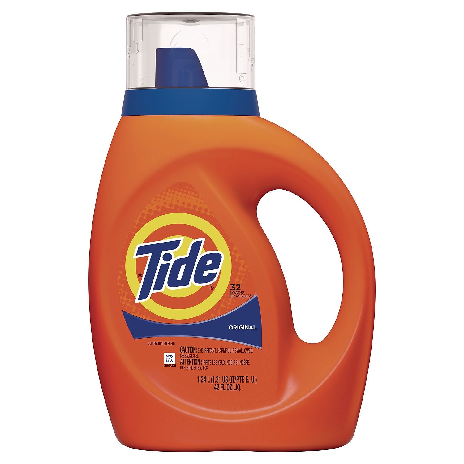 Tide Liquid Laundry Detergent, Tide® Original, 32 Loads, 42 oz., 6/Carton (40213)