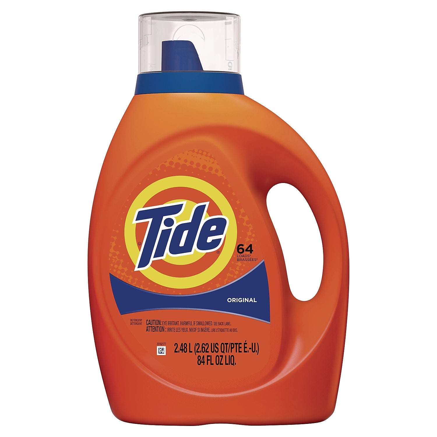 Tide Liquid Laundry Detergent, Tide® Original, 64 Loads, 84 oz., 4/Carton (40218)