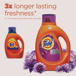 Tide Simply Clean and Fresh Liquid Laundry Detergent, Spring & Renewal™, 64 Loads, 84 oz., 4/Carton (87566)