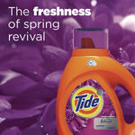 Tide Simply Clean and Fresh Liquid Laundry Detergent, Spring & Renewal™, 64 Loads, 84 oz., 4/Carton (87566)