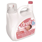 Dreft Ultra HE Liquid Laundry Detergent, Baby Powder, 114 Loads, 150 oz., 4/Carton (03241)