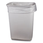 Boardwalk 23 Gallon Trash Bag, 28" x 45", Low Density, 0.9 mil, Clear, 200 Bags/Box (H5645TCKR01)