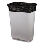 Boardwalk 23 Gallon Trash Bag, 28" x 45", Low Density, 0.9 mil, Black, 200 Bags/Box (H5645TKKR01)