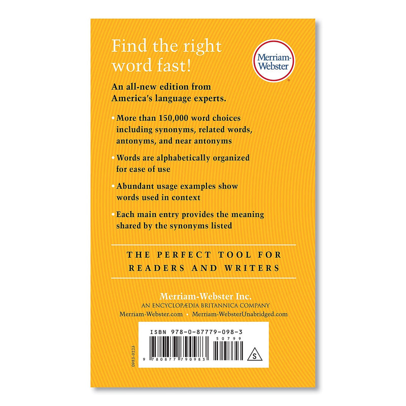 Advantus The Merriam-Webster Thesaurus (0983)