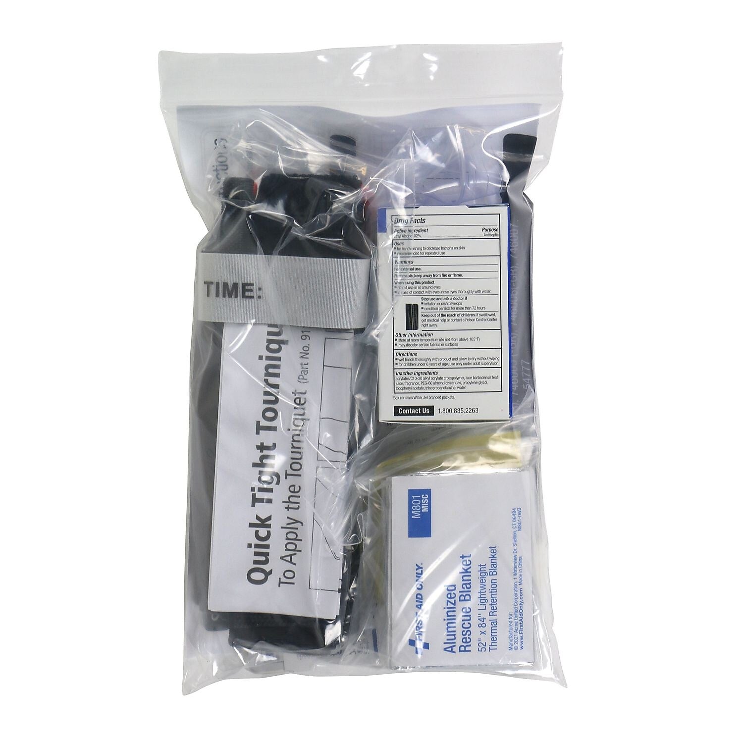 First Aid Only Smart Compliance B Plastic 2021 Conversion Kit, ANSI Class B, 10 People, 12 Pieces (91366)