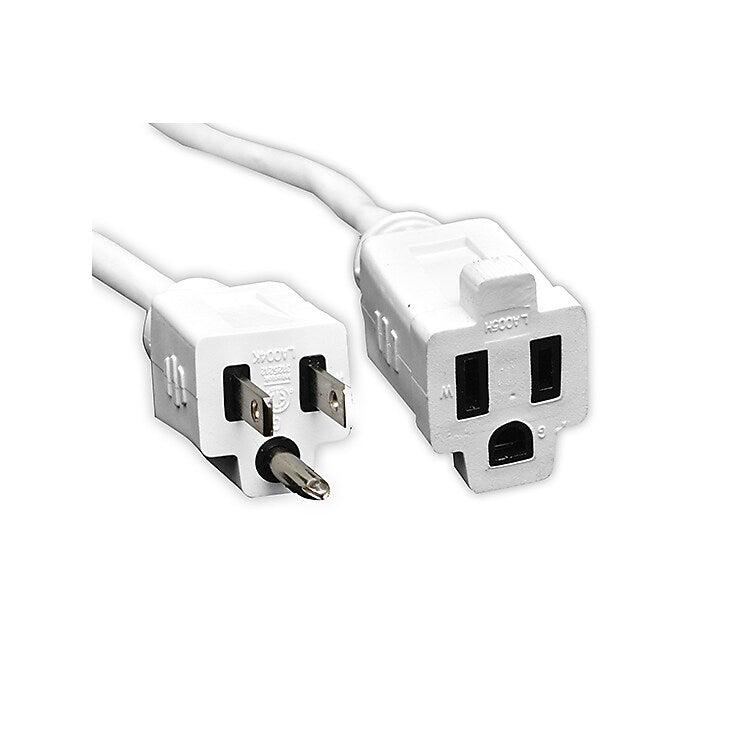 GoGreen Power 16/3 18' Heavy Duty Extension Cord (GG-13718WH)