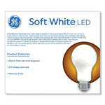 GE Classic 8 Watts Soft White LED Commercial Bulb, 2/Pack (93105686)